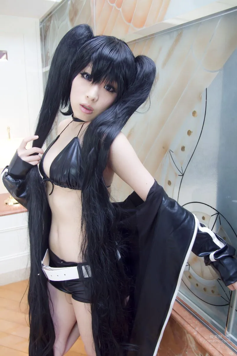 あらい夜魅《BLACK★ROCK SHOOTER》-黑衣麻陶・里(黑岩射手／黑初音) 写真集3