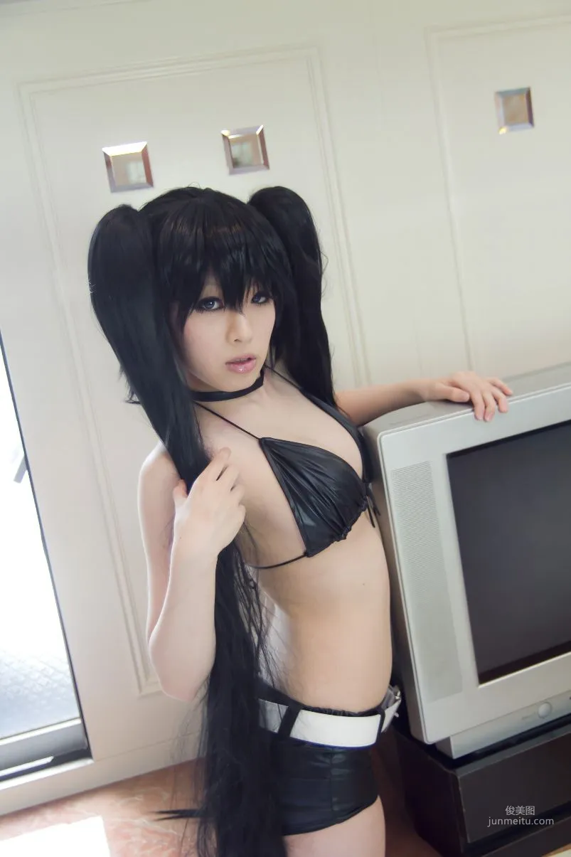 あらい夜魅《BLACK★ROCK SHOOTER》-黑衣麻陶・里(黑岩射手／黑初音) 写真集33