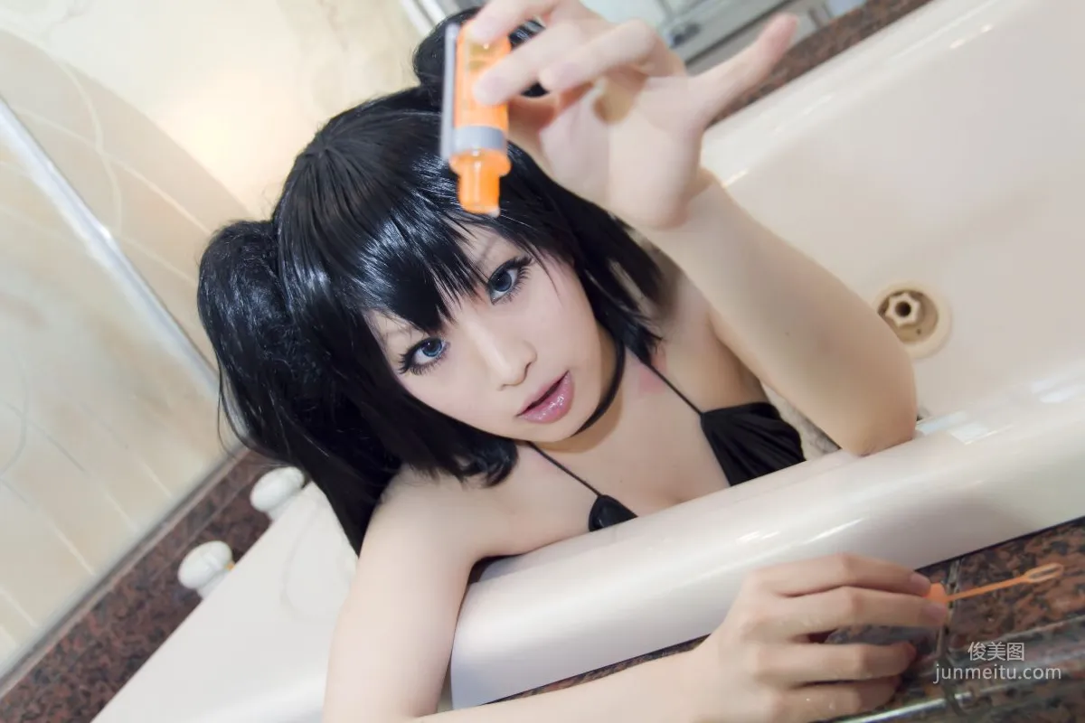 あらい夜魅《BLACK★ROCK SHOOTER》-黑衣麻陶・里(黑岩射手／黑初音) 写真集40