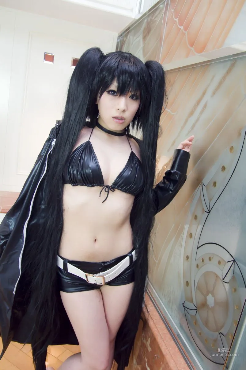 あらい夜魅《BLACK★ROCK SHOOTER》-黑衣麻陶・里(黑岩射手／黑初音) 写真集2