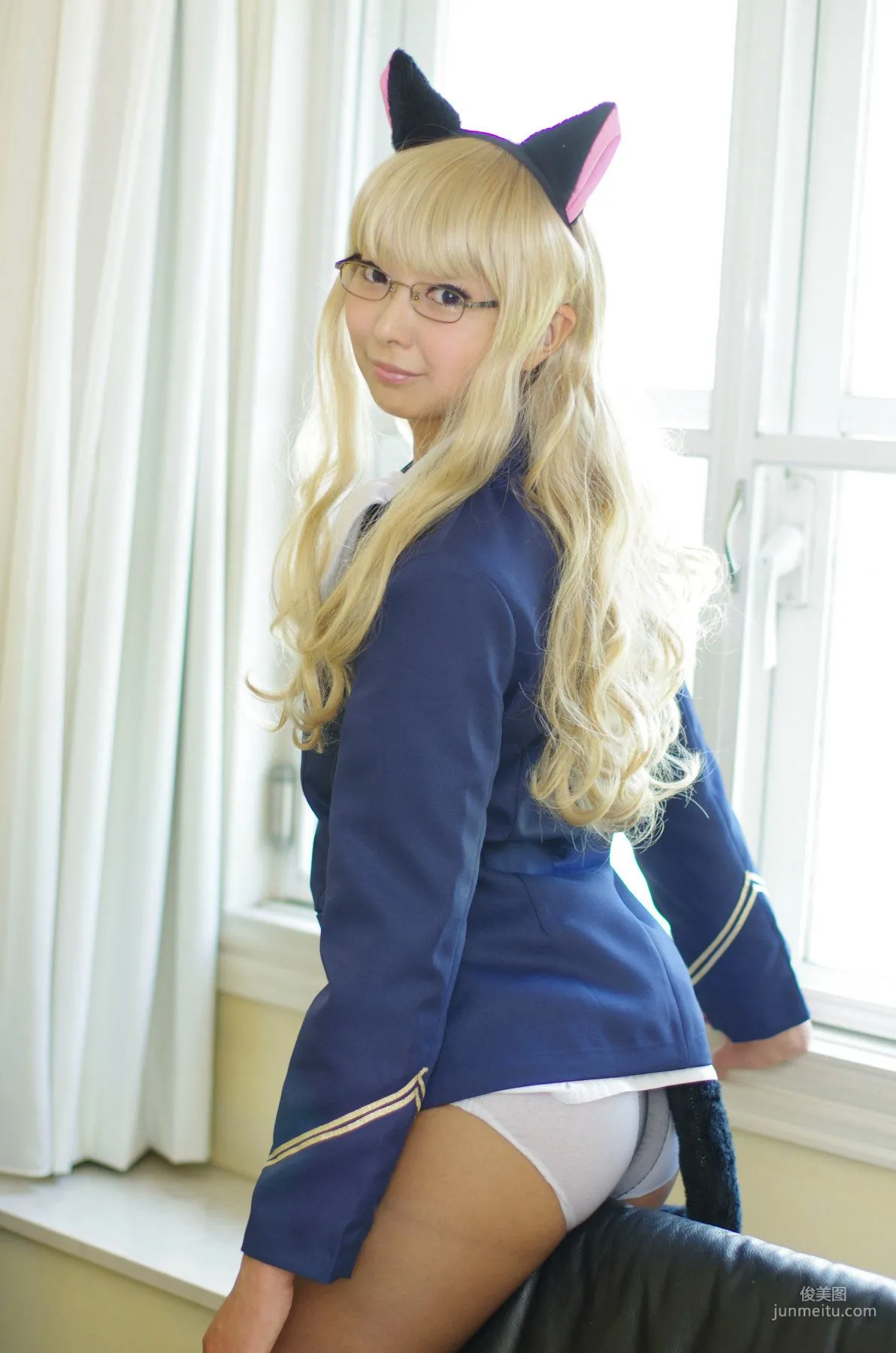 Necoco(猫子) 《Strike Witches》Perrine-H. Clostermann+《放課後プレイ》Kanojo 写真集47