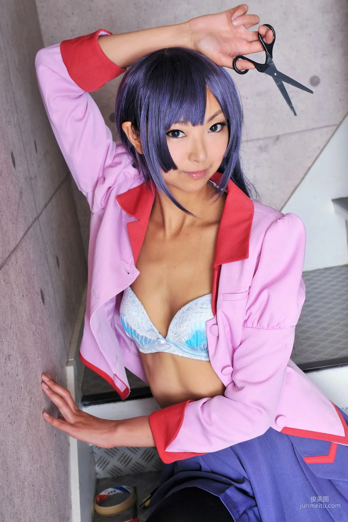 Necoco(ねここ) 《バケモノガタリ》Senjougahara Hitagi & Kanbaru Suruga 写真集16