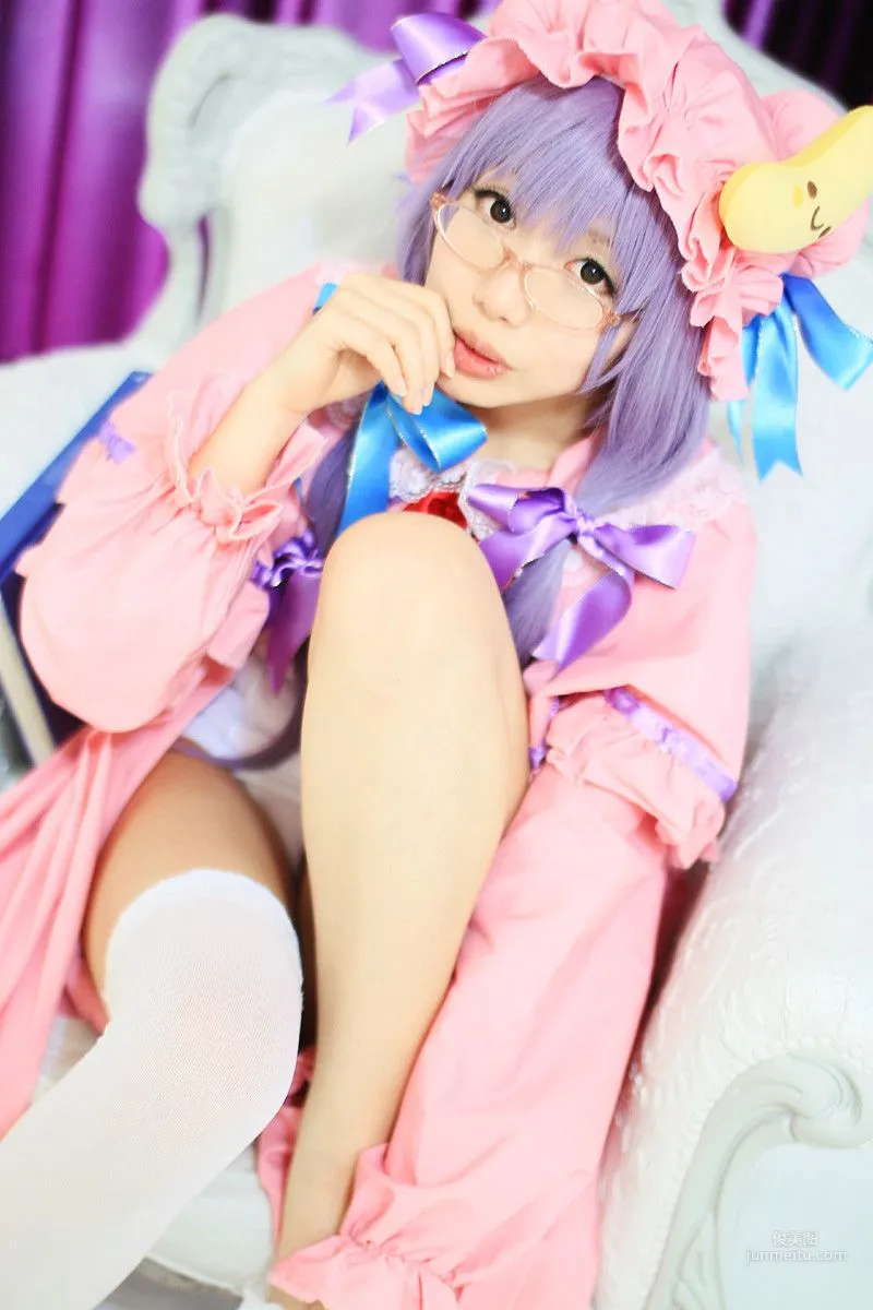 天使みゅ (Tenshi Myu) 《東方Project》Patchouli Knowledge 2  [Sugar Myuku] 写真集116