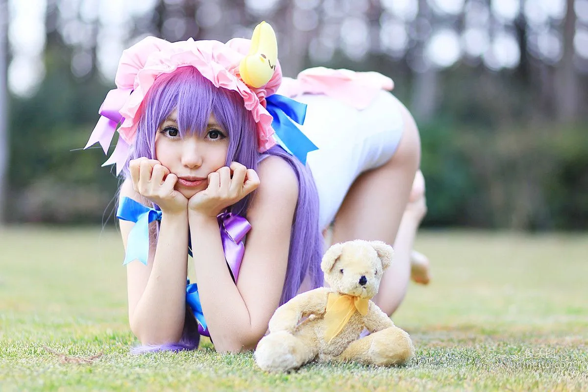 天使みゅ (Tenshi Myu) 《東方Project》Patchouli Knowledge 2  [Sugar Myuku] 写真集42