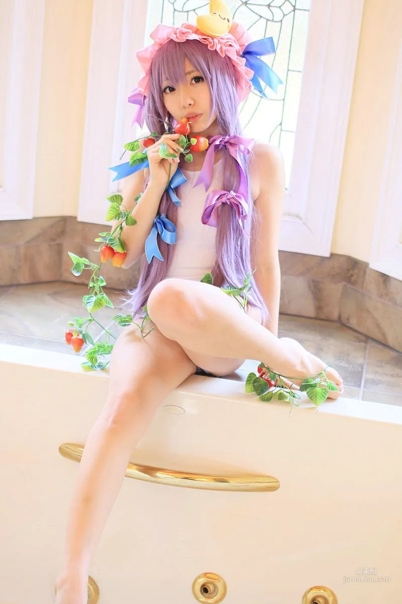 天使みゅ (Tenshi Myu) 《東方Project》Patchouli Knowledge 2  [Sugar Myuku] 写真集48