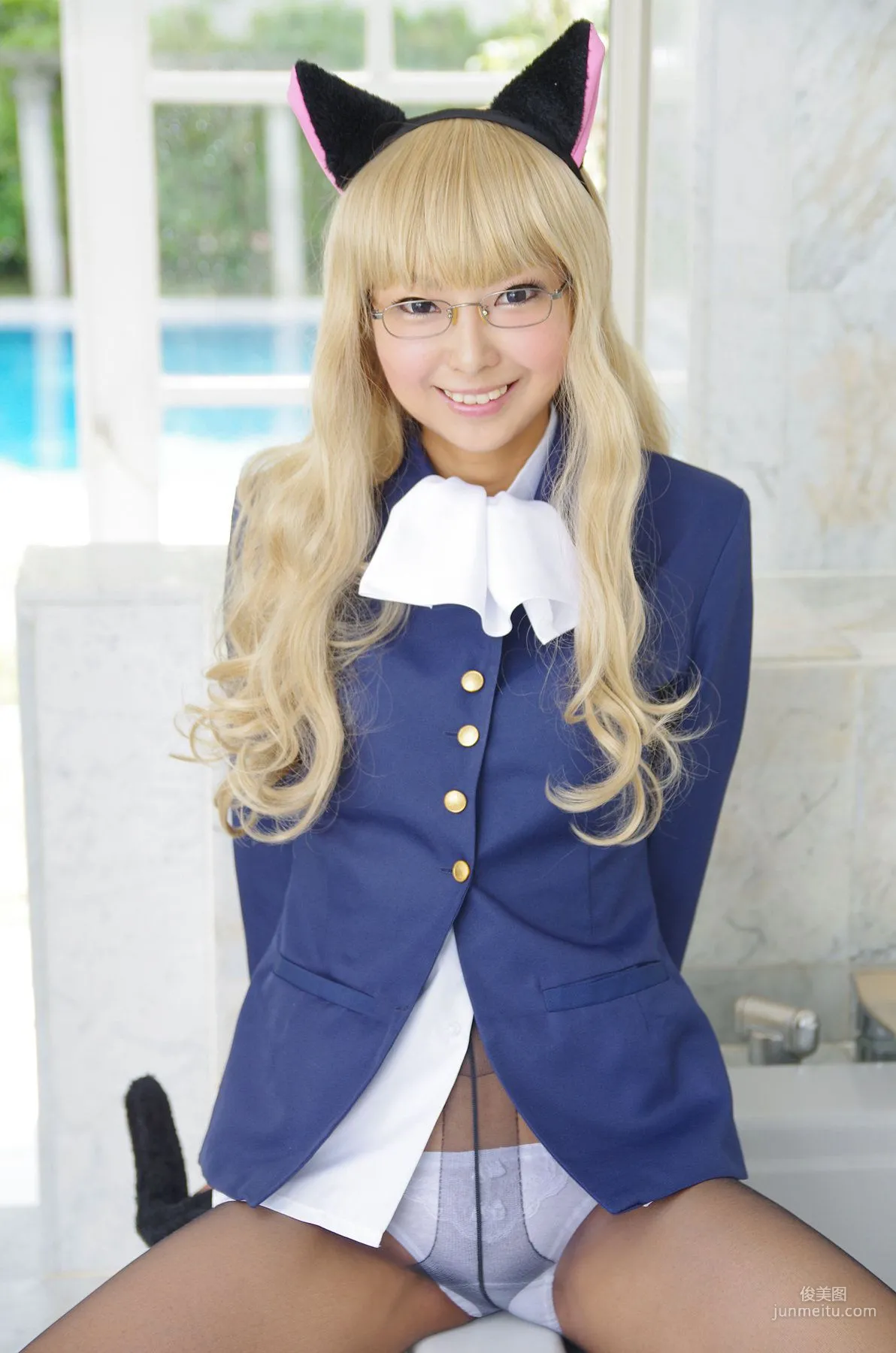 Necoco(猫子) 《Strike Witches》Perrine-H. Clostermann+《放課後プレイ》Kanojo 写真集33