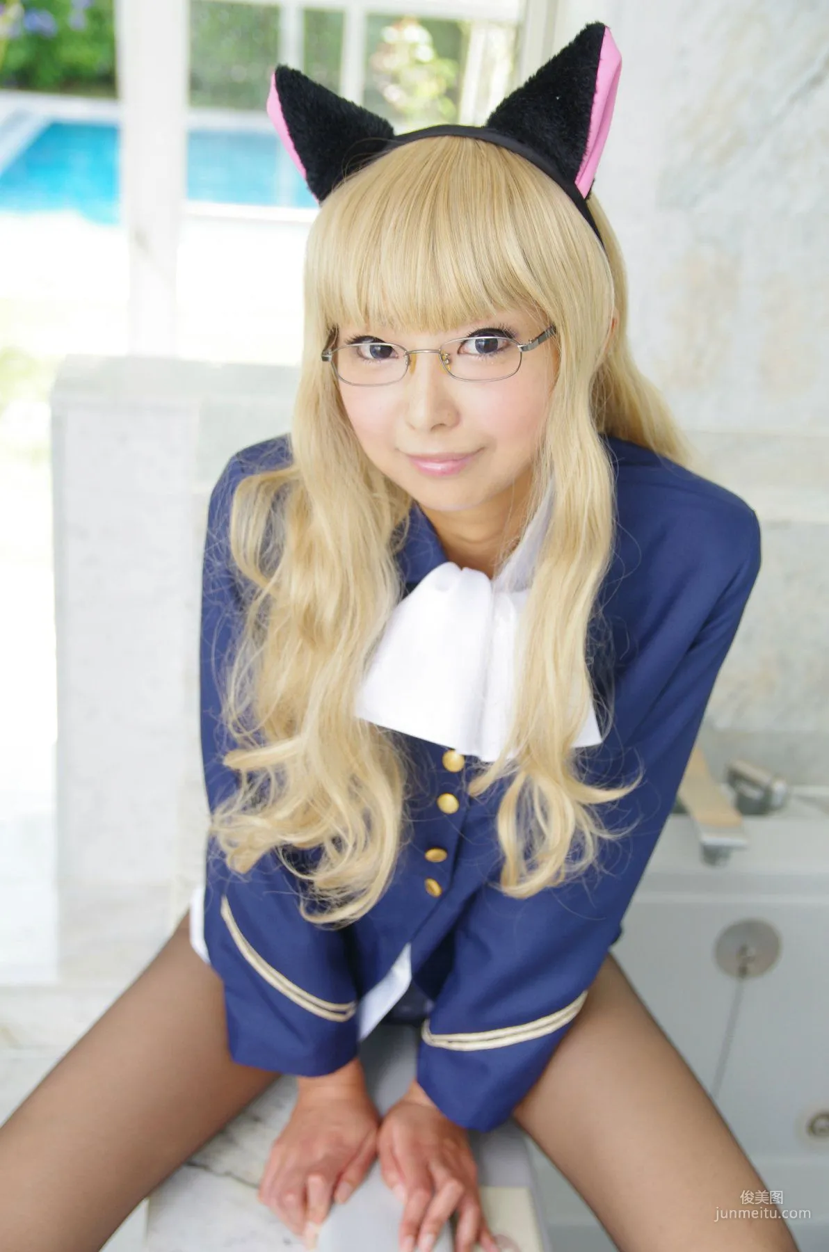 Necoco(猫子) 《Strike Witches》Perrine-H. Clostermann+《放課後プレイ》Kanojo 写真集34