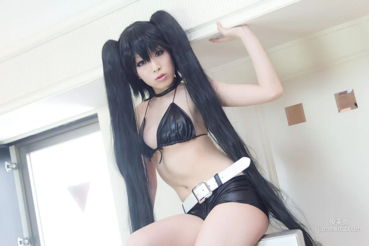 あらい夜魅《BLACK★ROCK SHOOTER》-黑衣麻陶・里(黑岩射手／黑初音) 写真集11