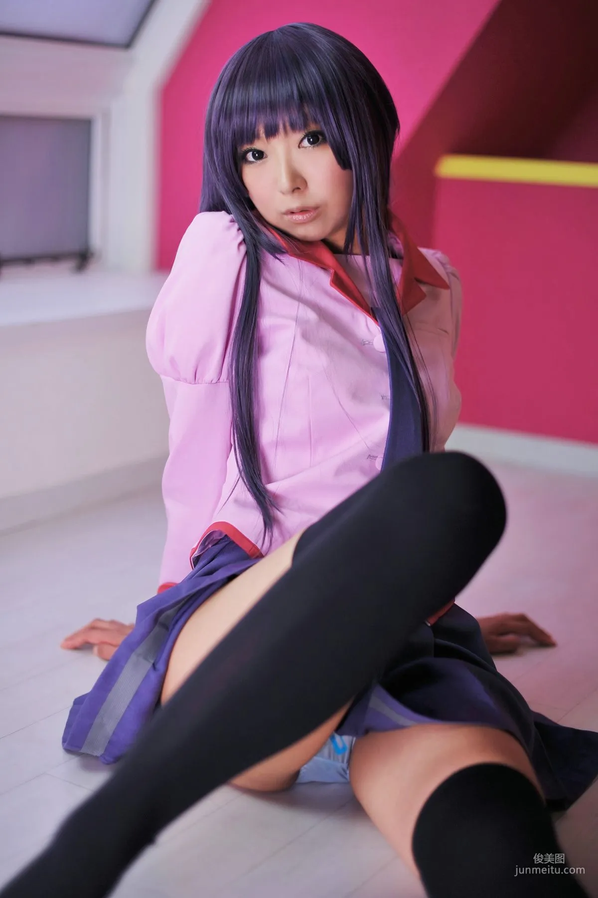 Necoco(ねここ) 《バケモノガタリ》Senjougahara Hitagi & Kanbaru Suruga 写真集2