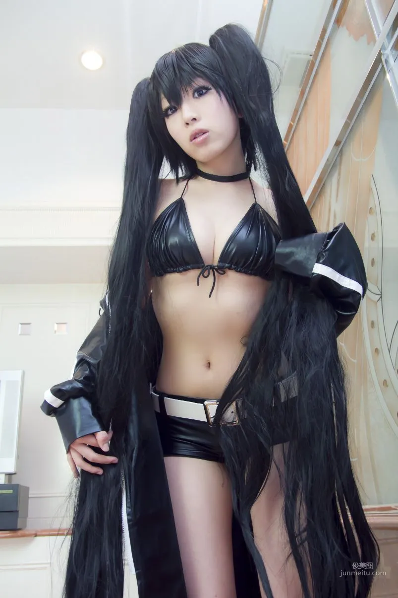 あらい夜魅《BLACK★ROCK SHOOTER》-黑衣麻陶・里(黑岩射手／黑初音) 写真集5