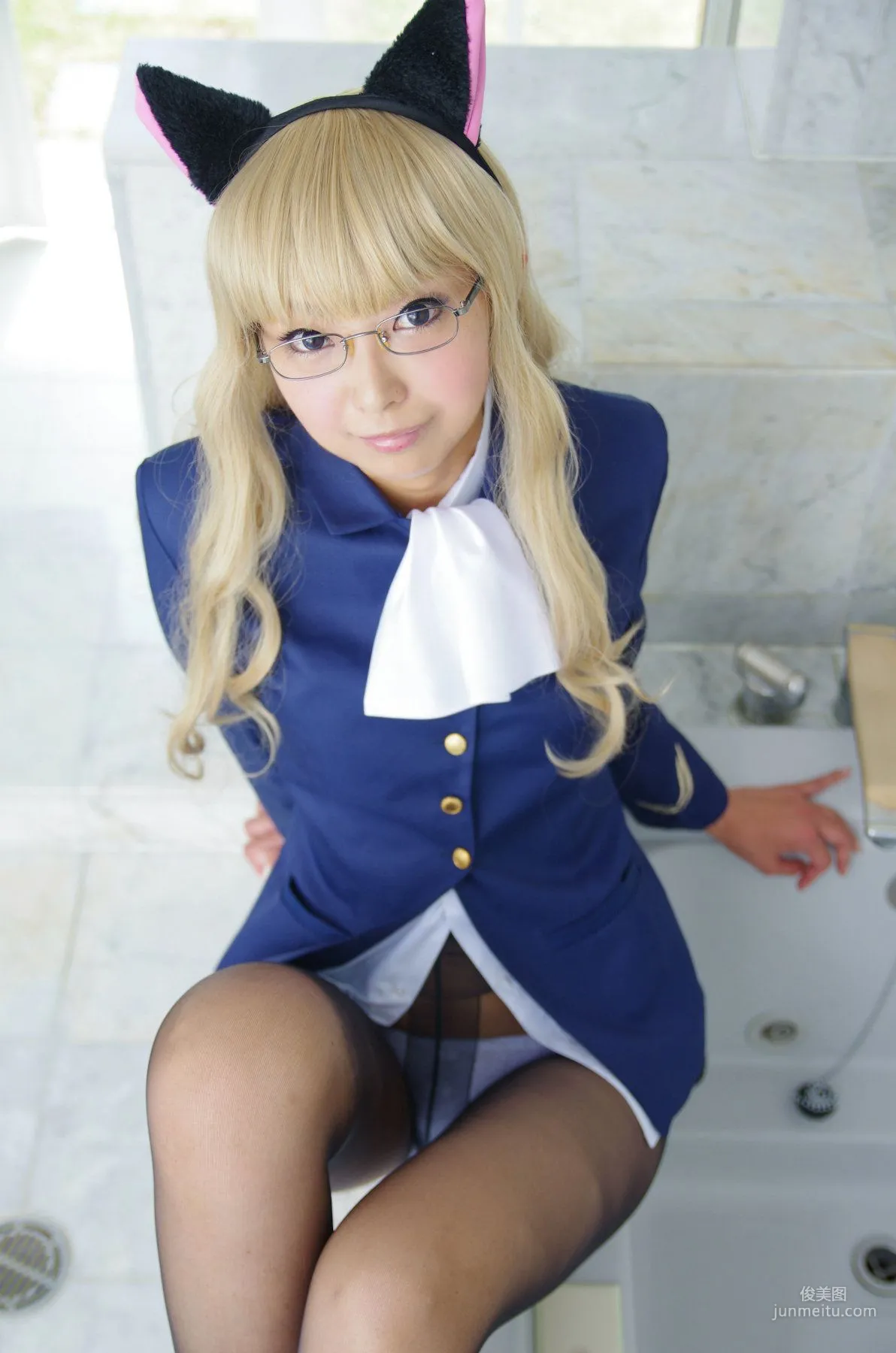 Necoco(猫子) 《Strike Witches》Perrine-H. Clostermann+《放課後プレイ》Kanojo 写真集29