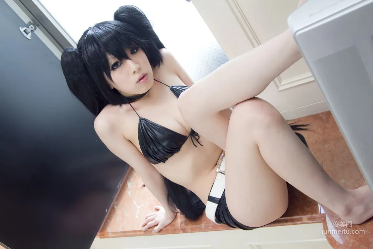 あらい夜魅《BLACK★ROCK SHOOTER》-黑衣麻陶・里(黑岩射手／黑初音) 写真集27