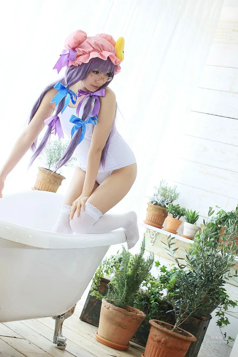 天使みゅ (Tenshi Myu) 《東方Project》Patchouli Knowledge 2  [Sugar Myuku] 写真集90