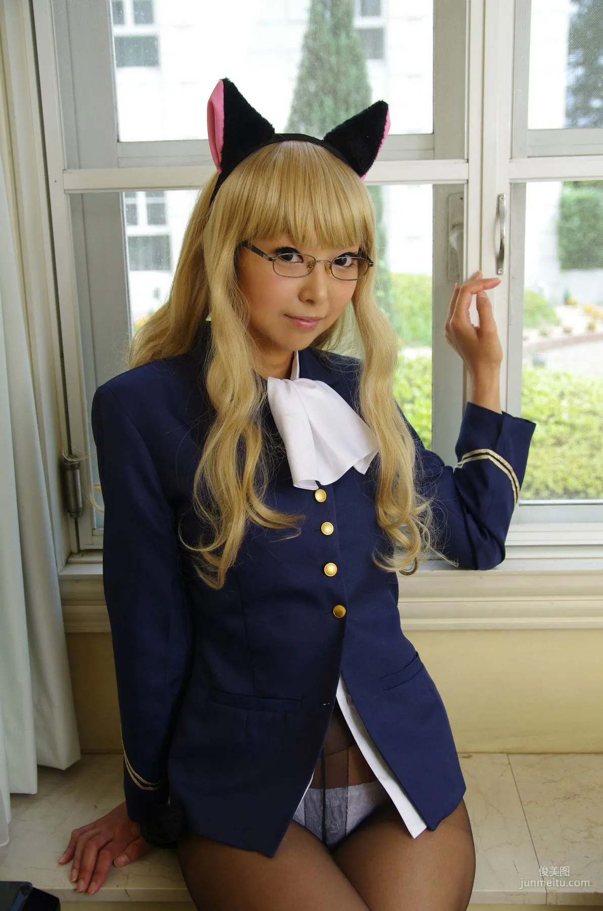 Necoco(猫子) 《Strike Witches》Perrine-H. Clostermann+《放課後プレイ》Kanojo 写真集45