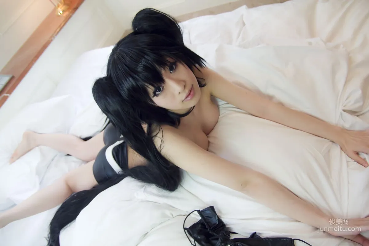 あらい夜魅《BLACK★ROCK SHOOTER》-黑衣麻陶・里(黑岩射手／黑初音) 写真集74