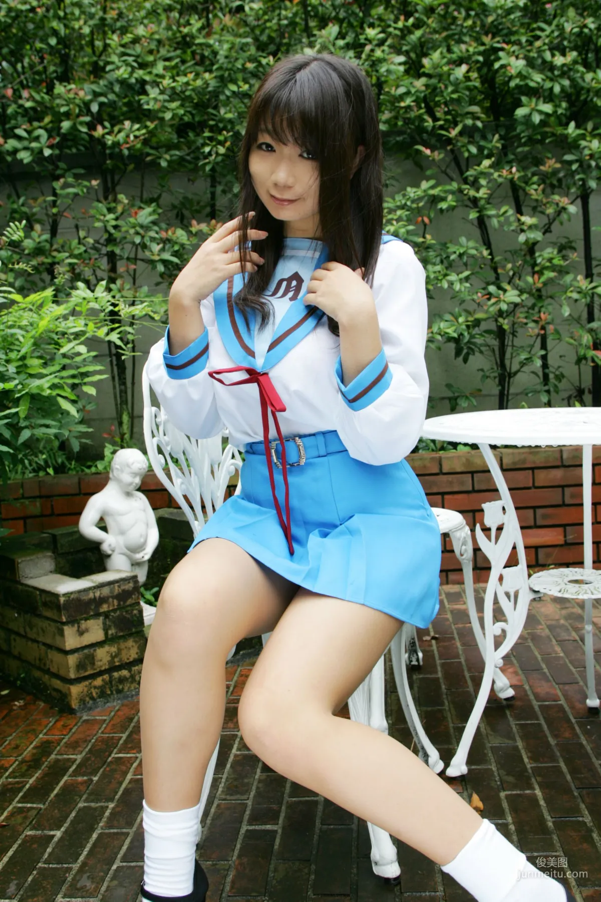 チョコボール向囲 《Suzumiya Haruhi no Yuuutsu》Suzumiya Haruhi+Asahina Mikuru 写真集47