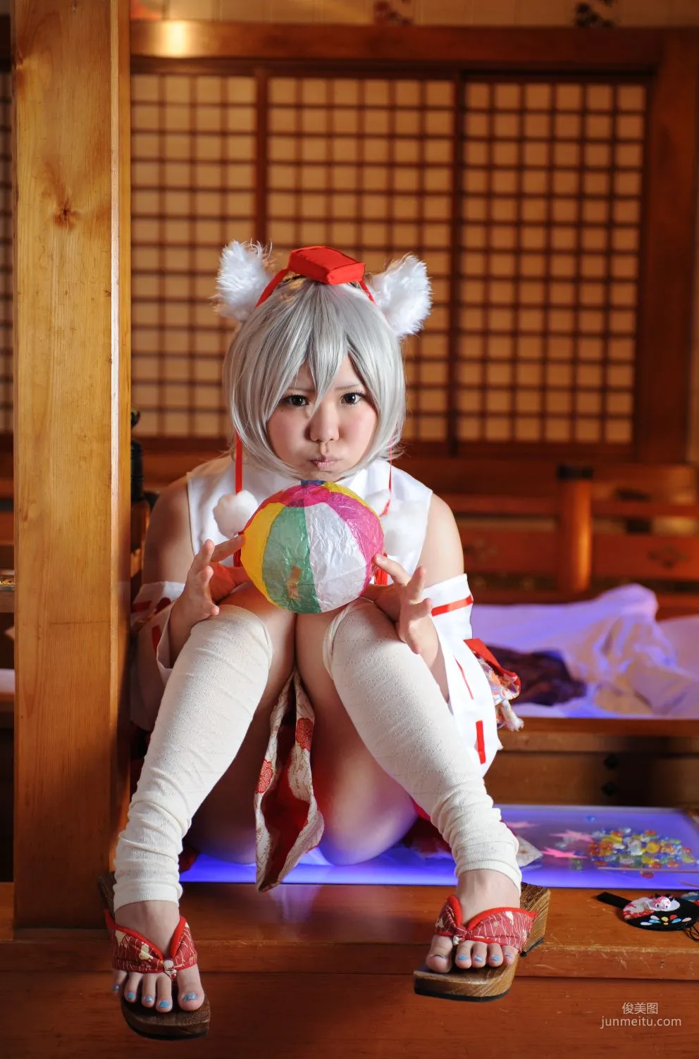 兎丘なこ《Touhou Project》Cirno+Inubashiri Momiji [Black★pumpkin] 写真集32