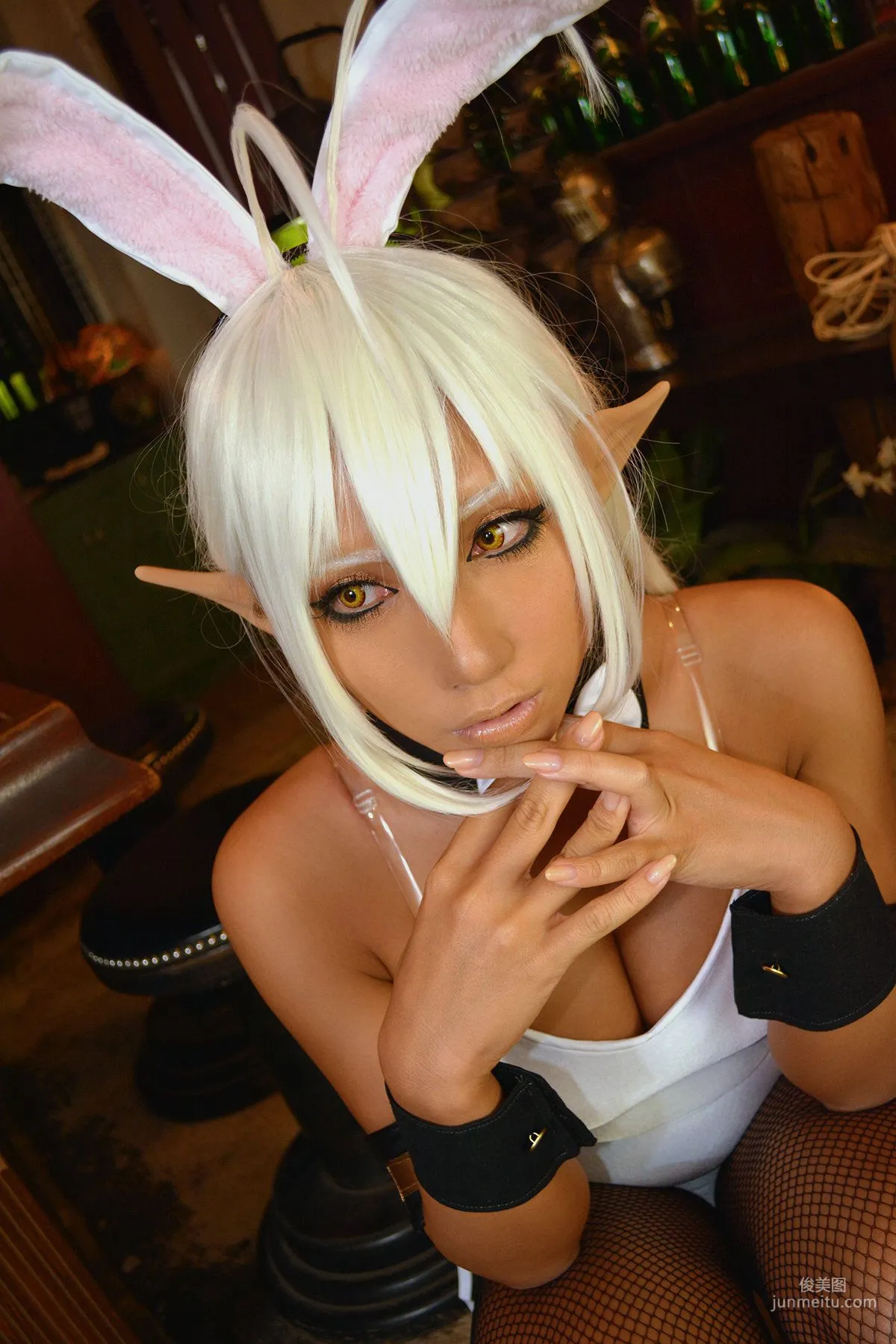 Non SummerJack 《装甲悪鬼村正》Sansei Muramasa Bunny兔女郎 写真集25