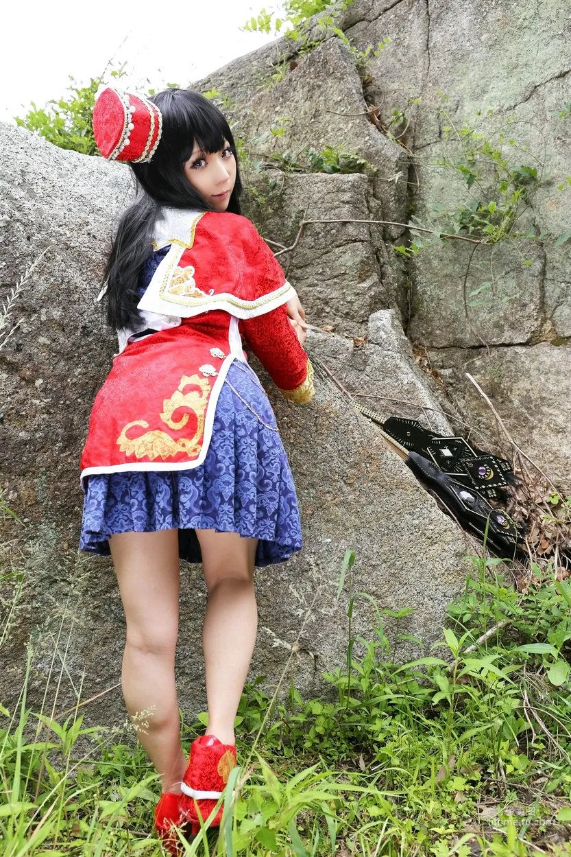 日暮らん (Higurashi Ran) 《三国無双》大喬 cos [HBS] 写真集70