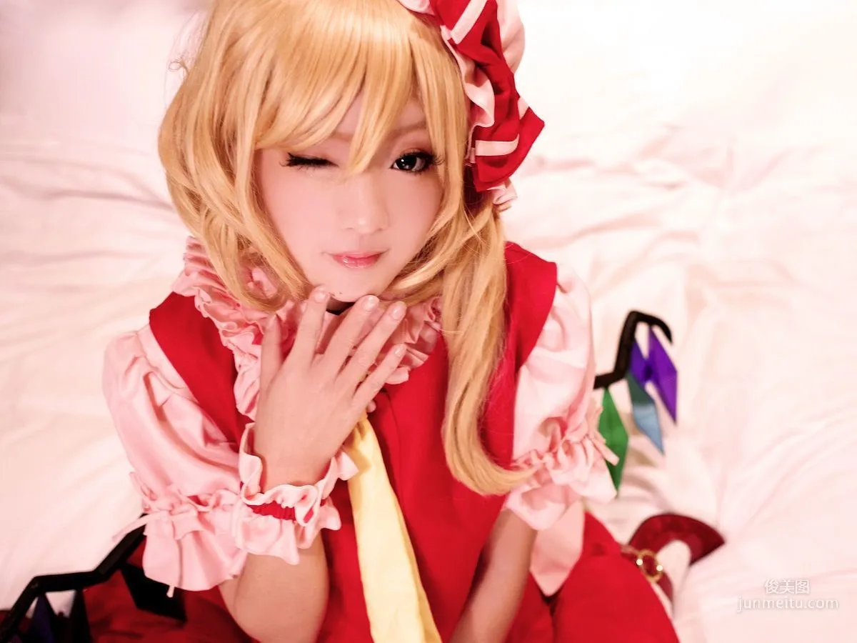 火将ロシエル 《Touhou Project》Hakurei Reimu+Flandre Scarlet [猫耳メイド屋] 写真集49