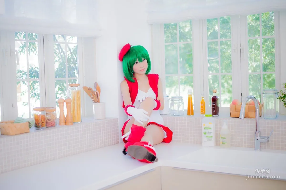 真白ゆき  コスプレ《Macros》Ranka Lee(Xmas ver.) 写真集49