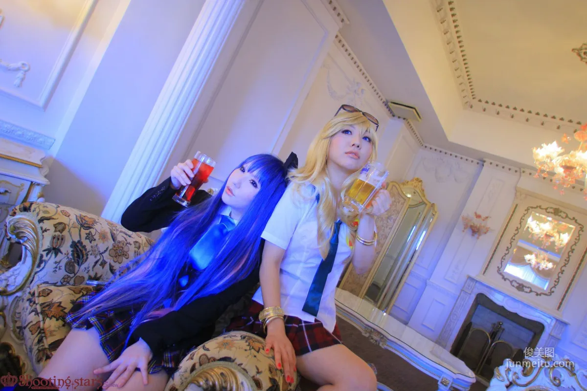 サク&花邑沙希《Panty & Stocking with Garterbelt》 [Shooting Star's] 写真集46