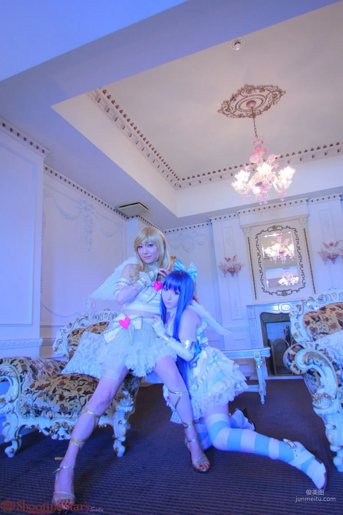 サク&花邑沙希《Panty & Stocking with Garterbelt》 [Shooting Star's] 写真集42