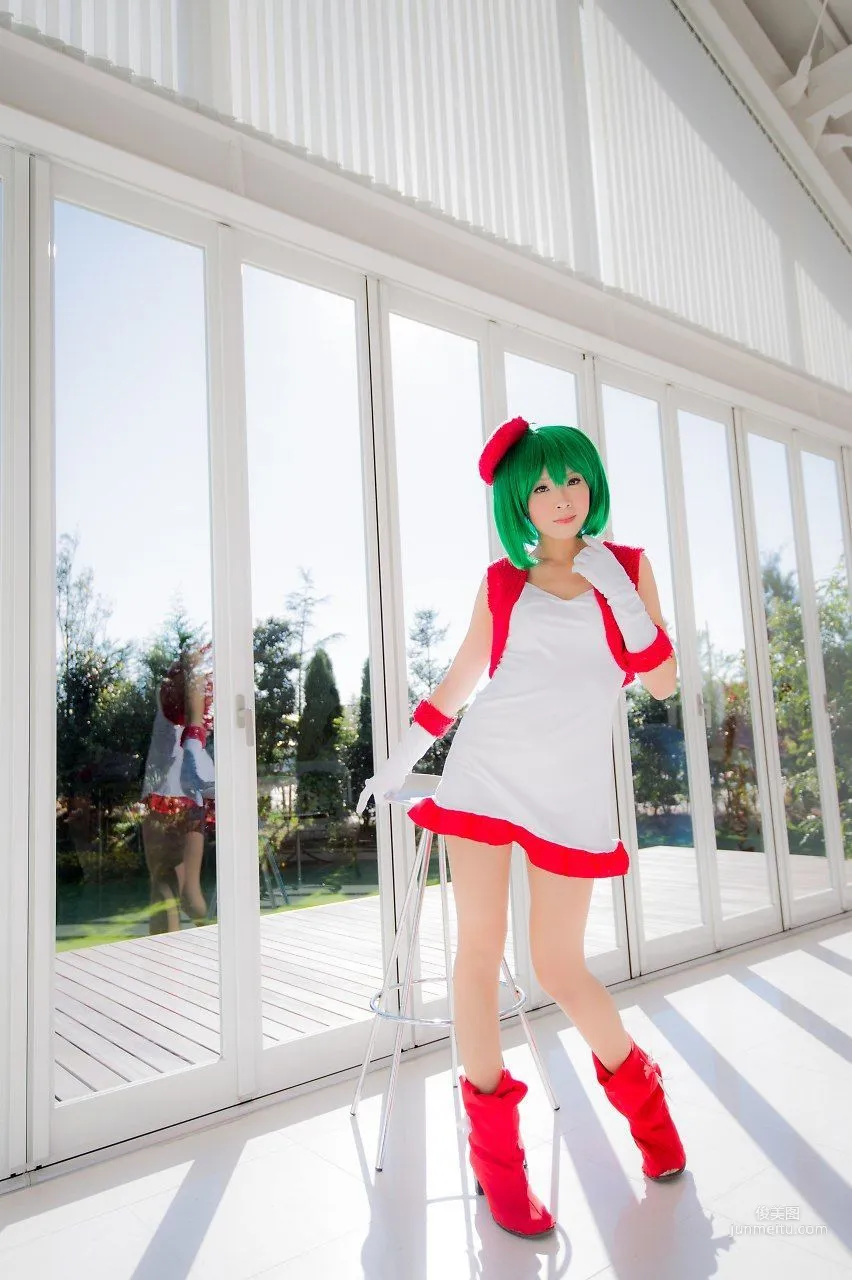 真白ゆき  コスプレ《Macros》Ranka Lee(Xmas ver.) 写真集41