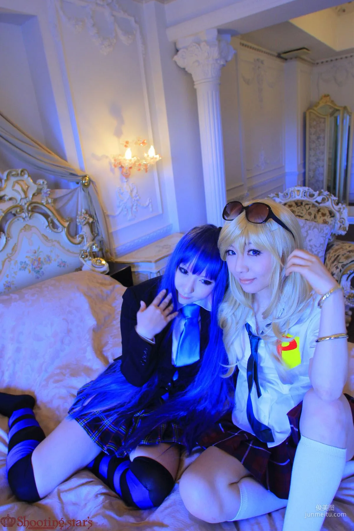 サク&花邑沙希《Panty & Stocking with Garterbelt》 [Shooting Star's] 写真集52