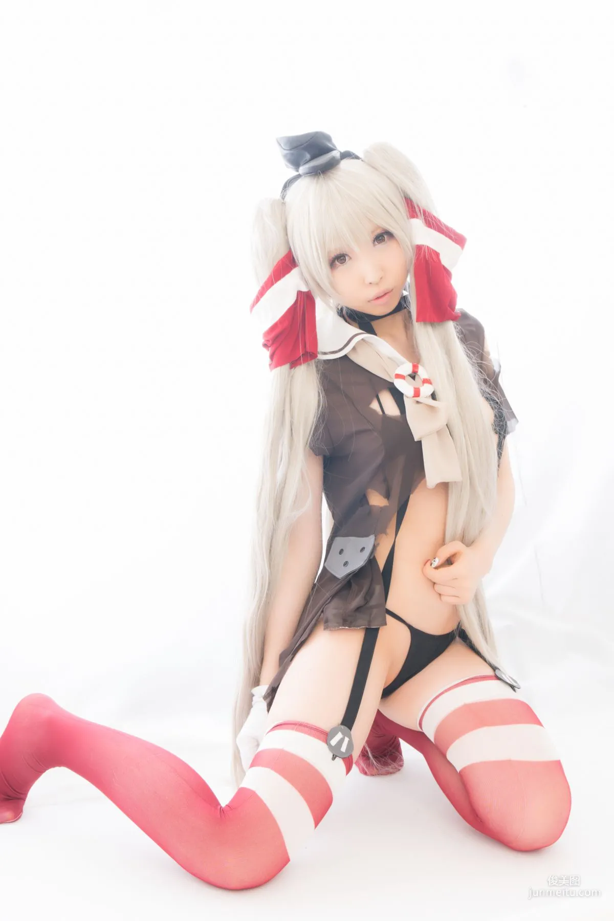 桃色れく (Momoiro Reku) 《Kantai Collection》Amatsukaze(天津風) [KURUPIKA] 写真集43