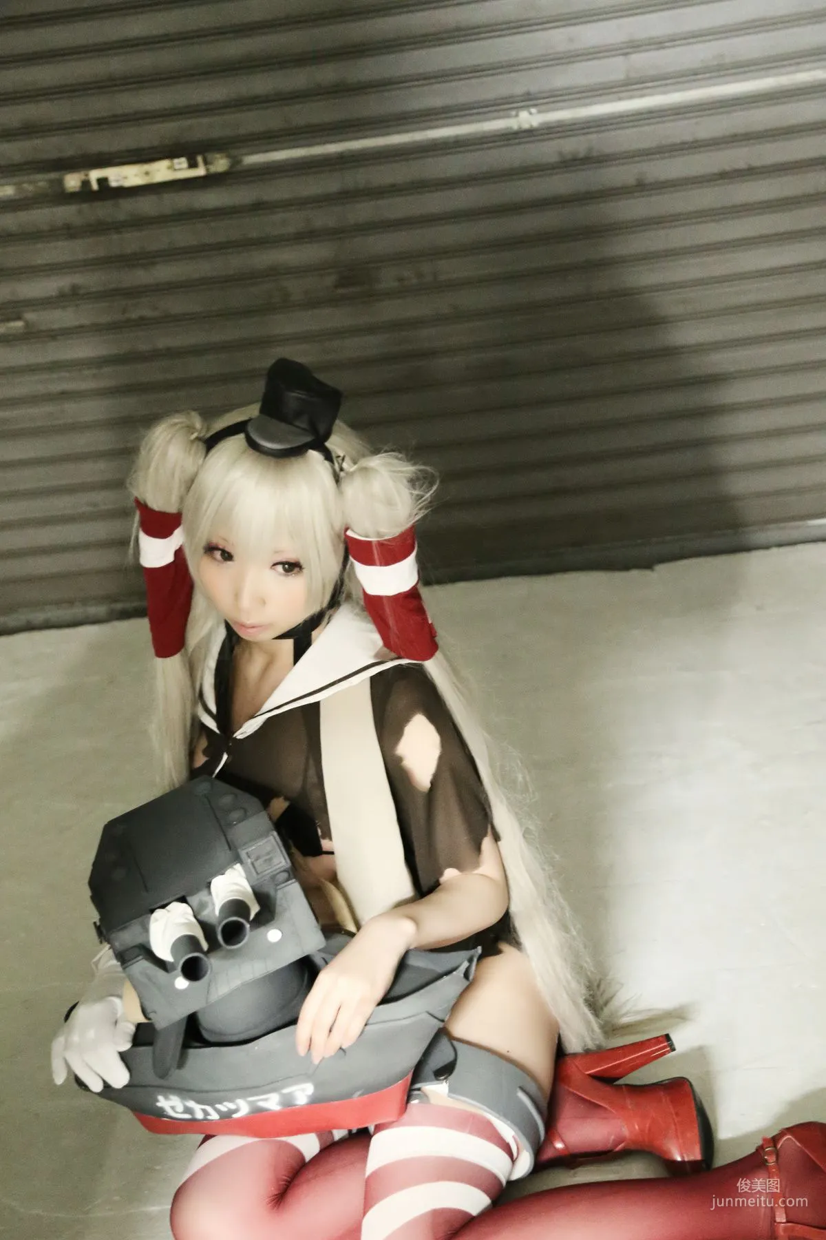 桃色れく (Momoiro Reku) 《Kantai Collection》Amatsukaze(天津風) [KURUPIKA] 写真集99