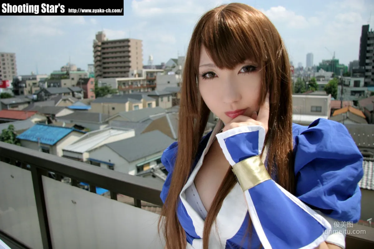 サク (绫香 Saku Ayaka) 《Dead Or Alive》-霞-Kasumi 蓝色 写真集98