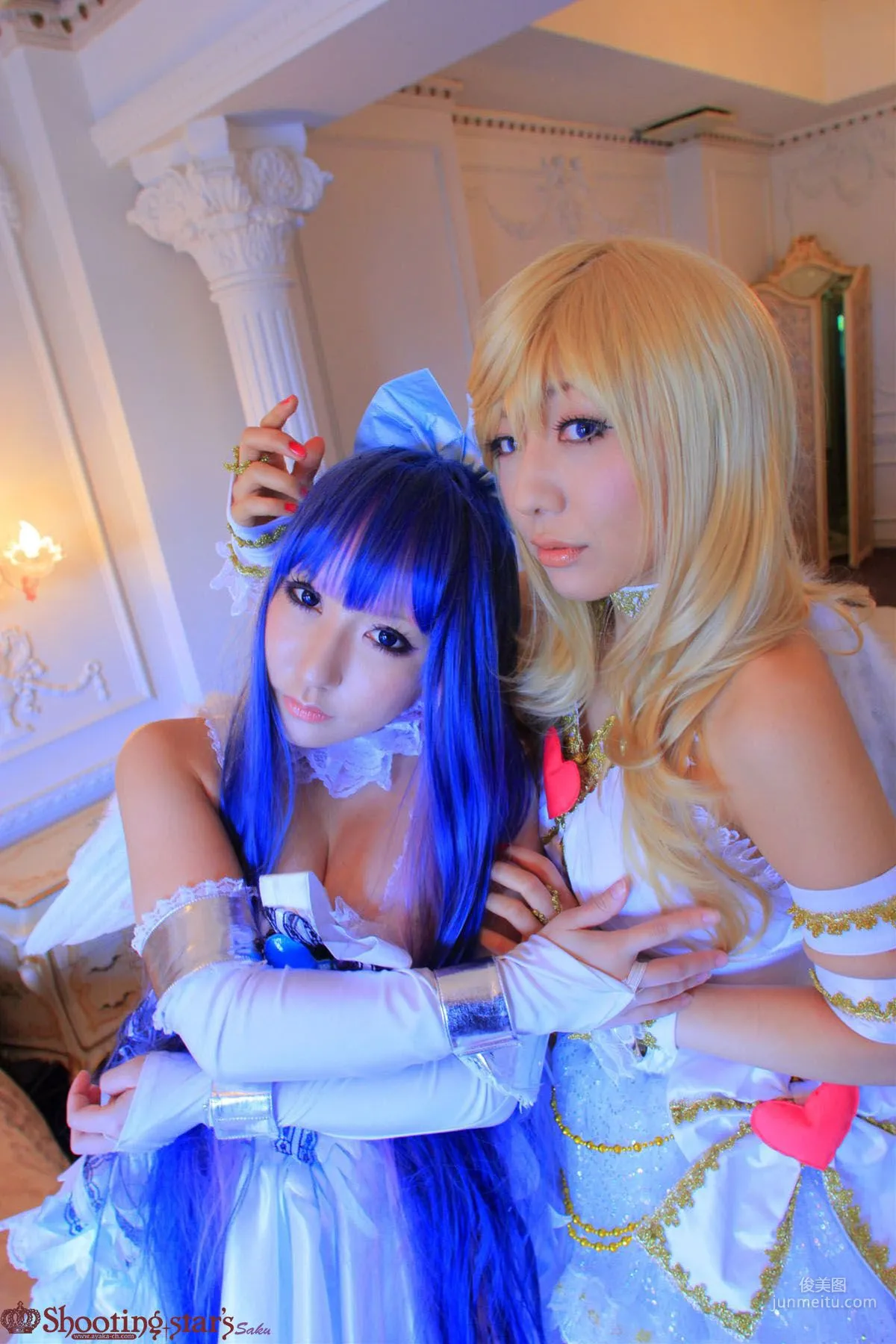 サク&花邑沙希《Panty & Stocking with Garterbelt》 [Shooting Star's] 写真集43