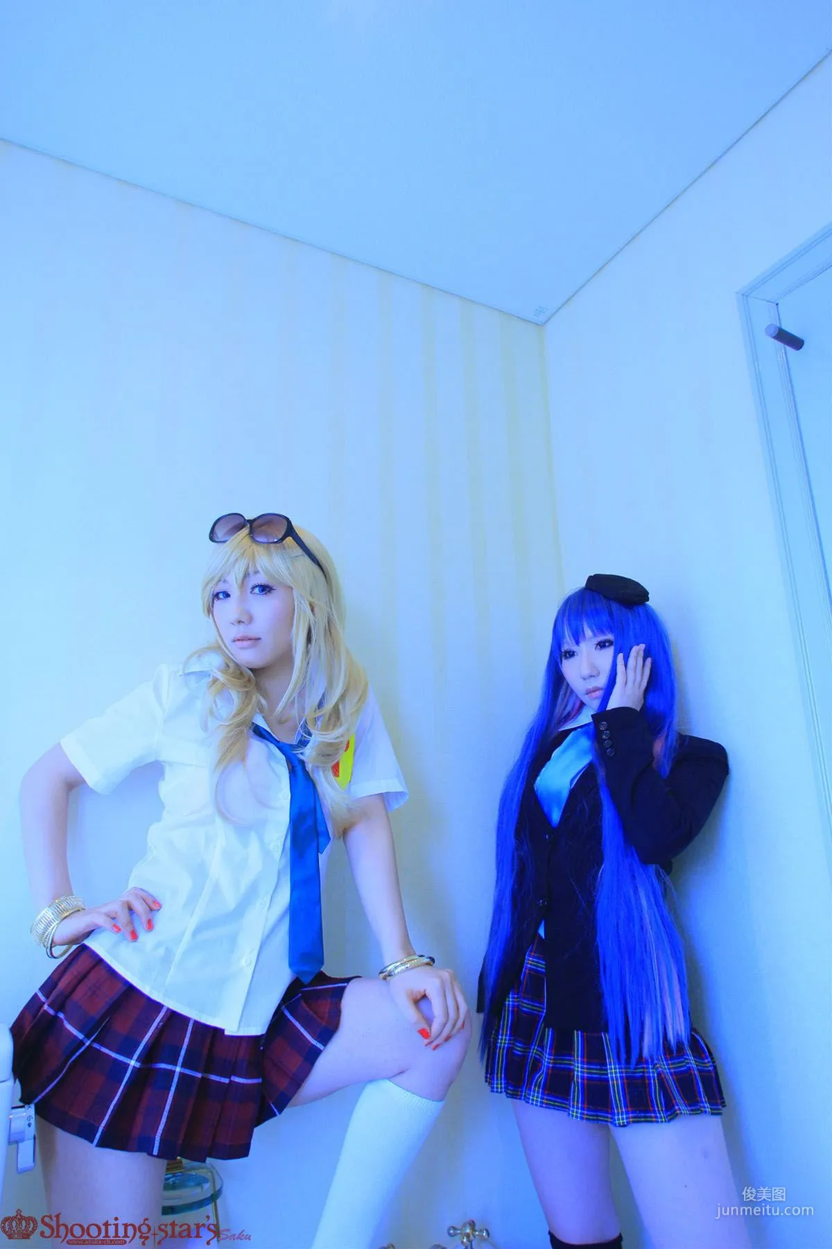 サク&花邑沙希《Panty & Stocking with Garterbelt》 [Shooting Star's] 写真集55