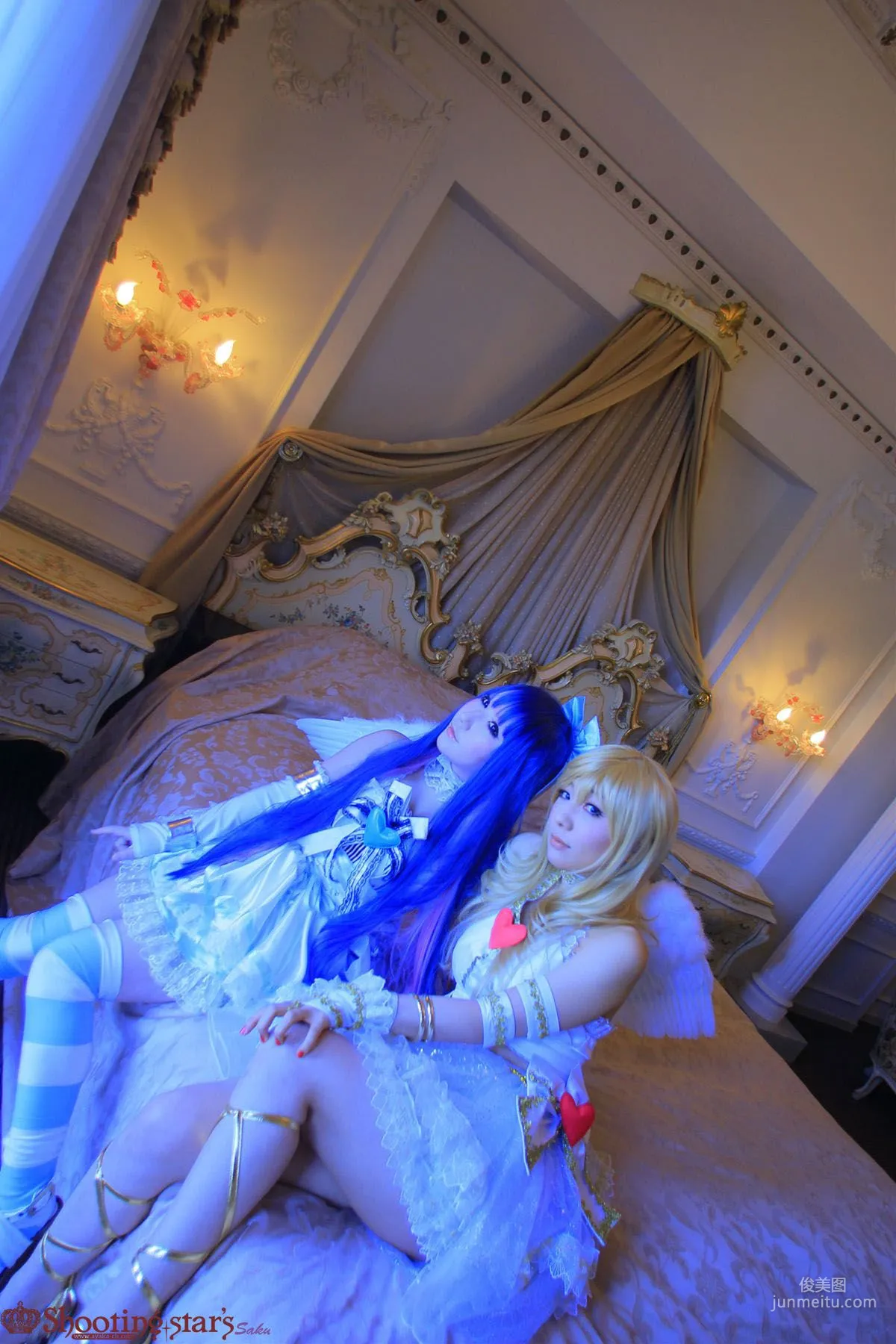 サク&花邑沙希《Panty & Stocking with Garterbelt》 [Shooting Star's] 写真集37