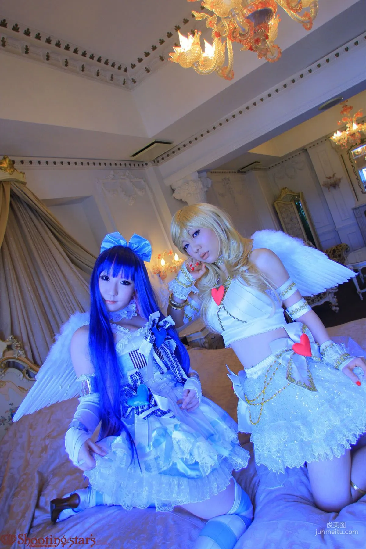 サク&花邑沙希《Panty & Stocking with Garterbelt》 [Shooting Star's] 写真集38