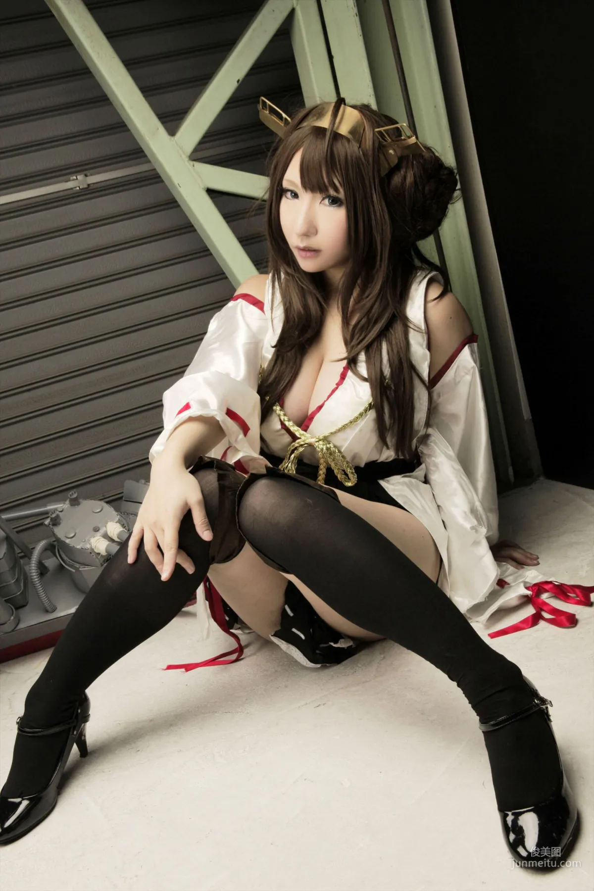 绫香 (Sakuサク) 《Kantai Collection》Kongou 第二部 [Shooting Star's] 写真集103