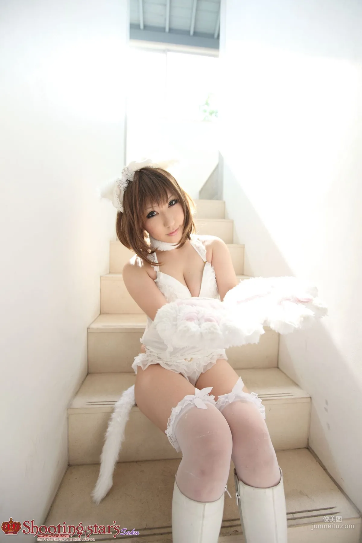 绫香 (Saku サク) 《Necomimi(ネコ耳)》 [Nikutama] 写真集58