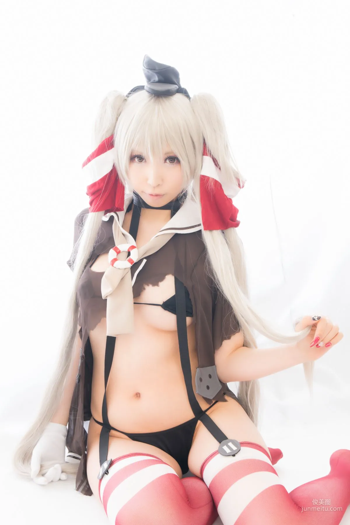 桃色れく (Momoiro Reku) 《Kantai Collection》Amatsukaze(天津風) [KURUPIKA] 写真集42