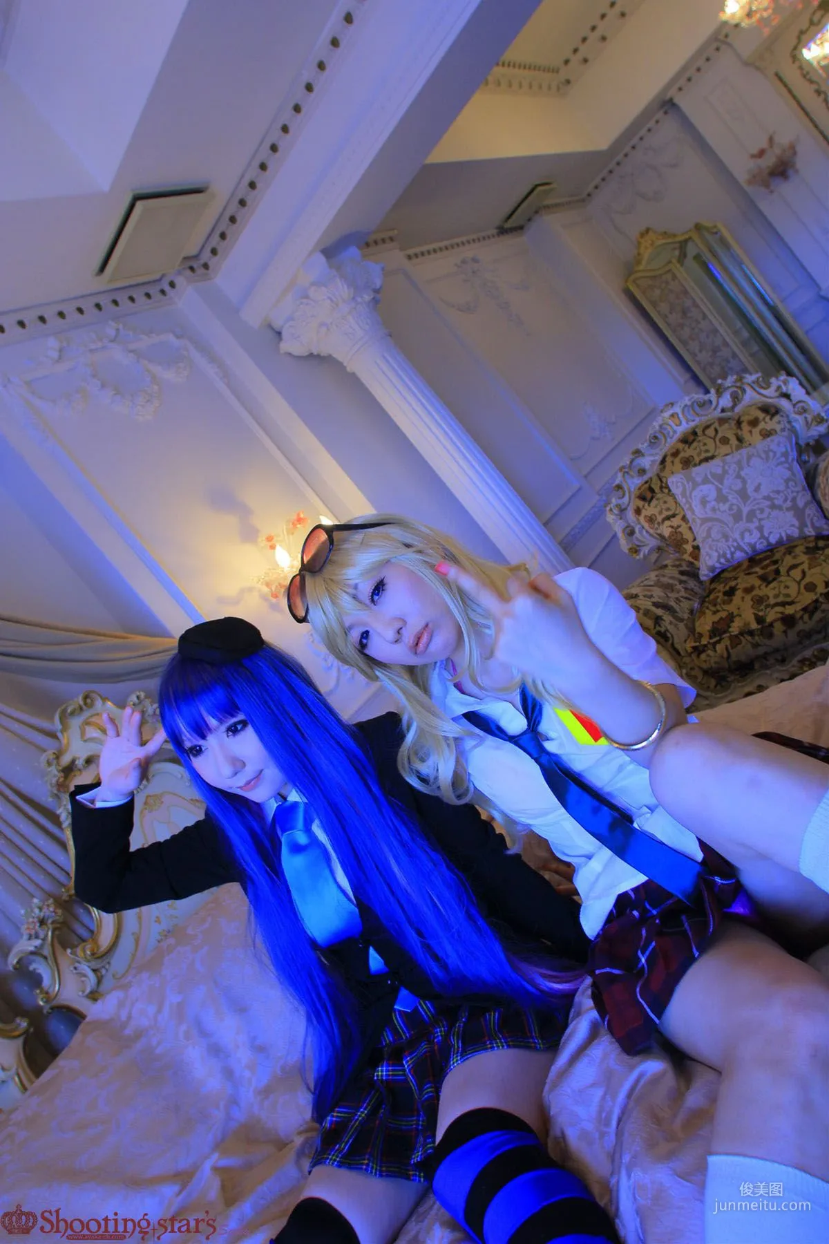 サク&花邑沙希《Panty & Stocking with Garterbelt》 [Shooting Star's] 写真集49