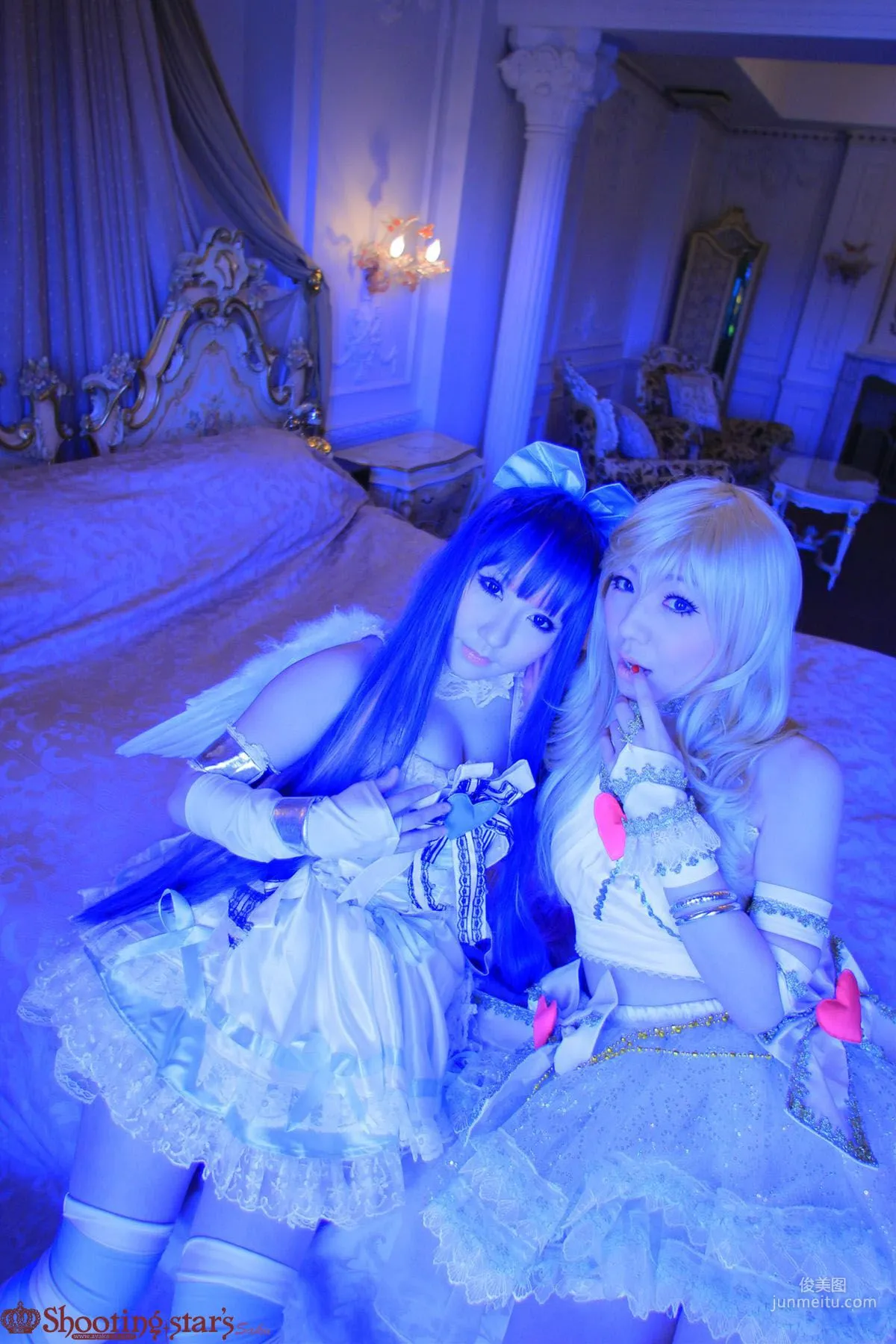 サク&花邑沙希《Panty & Stocking with Garterbelt》 [Shooting Star's] 写真集35