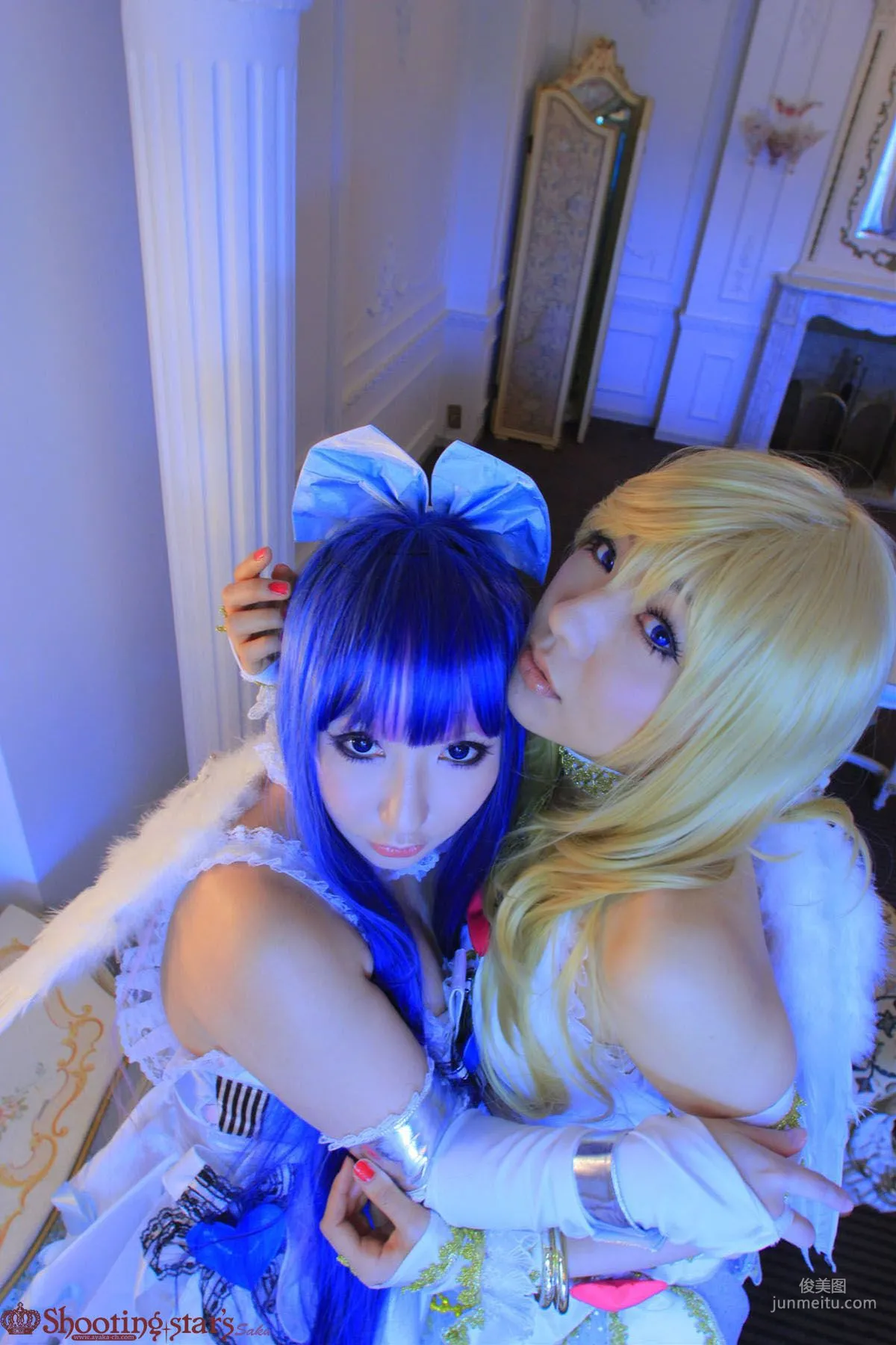 サク&花邑沙希《Panty & Stocking with Garterbelt》 [Shooting Star's] 写真集45