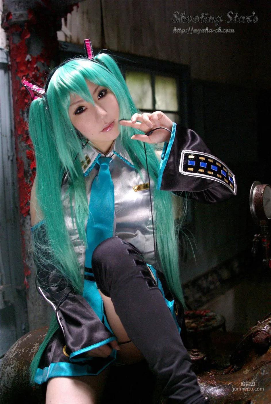 サク (绫香 Saku Ayaka) 《VOCALOID》Hatsune Miku [Shooting Star's] 写真集52