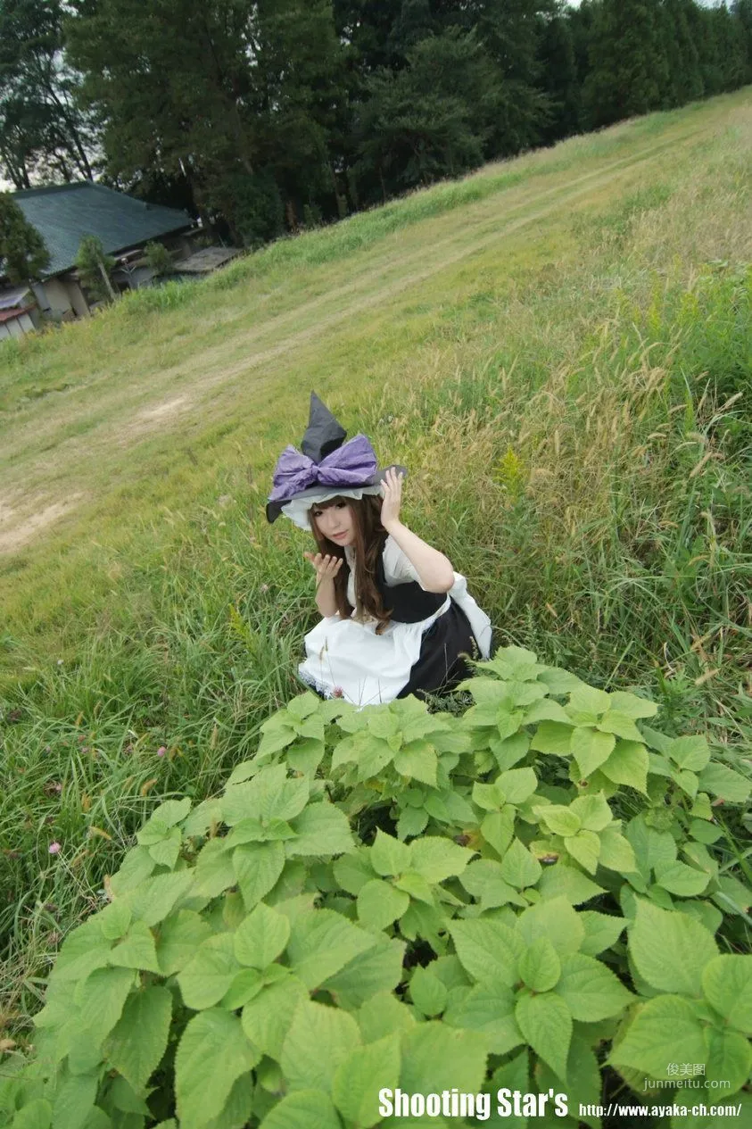 绫香 (Saku サク) 《Touhou Project》Hakurei Reimu+Kirisame Marisa [Shooting Star's] 写真集69