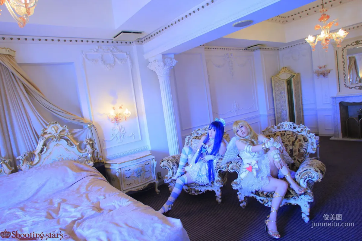 サク&花邑沙希《Panty & Stocking with Garterbelt》 [Shooting Star's] 写真集40