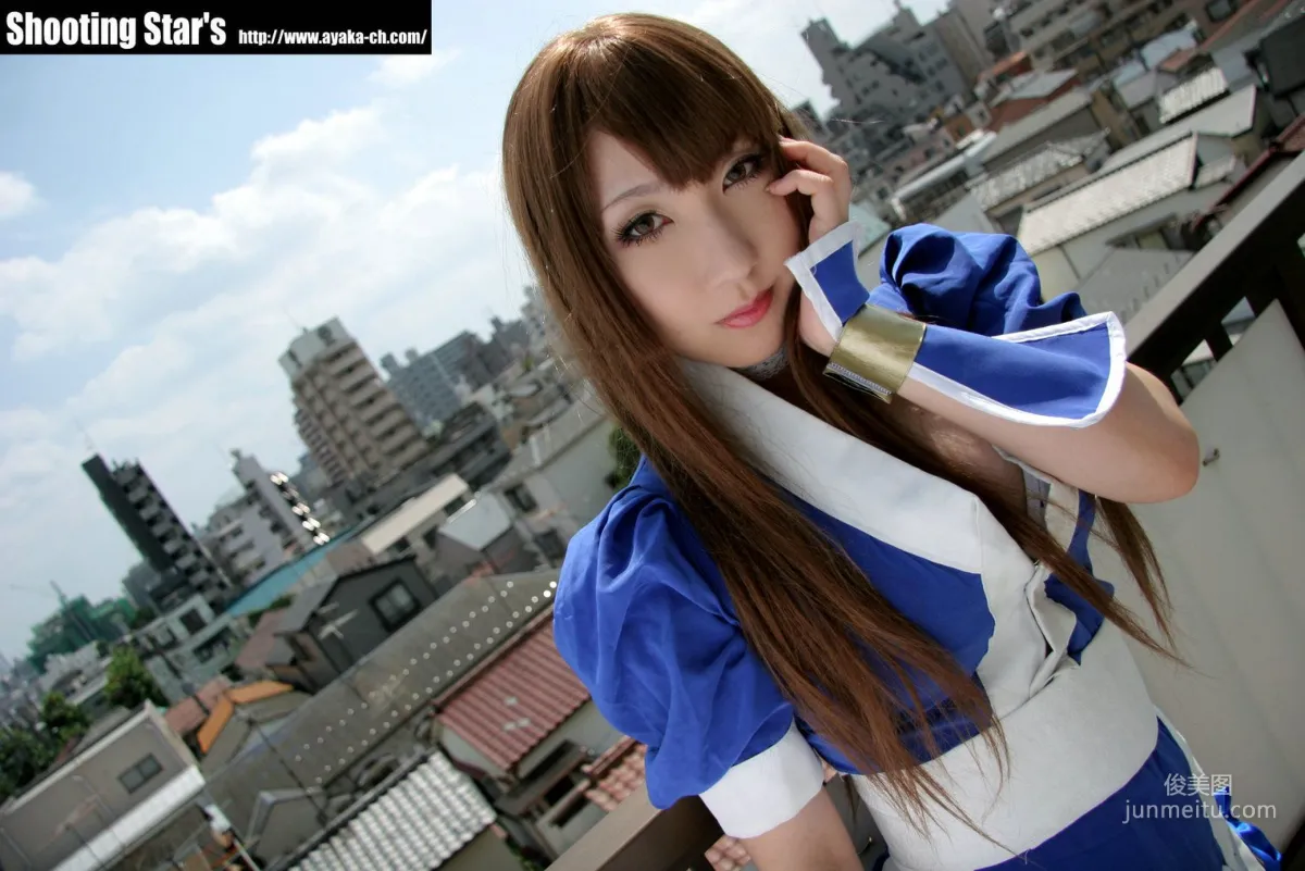 サク (绫香 Saku Ayaka) 《Dead Or Alive》-霞-Kasumi 蓝色 写真集99