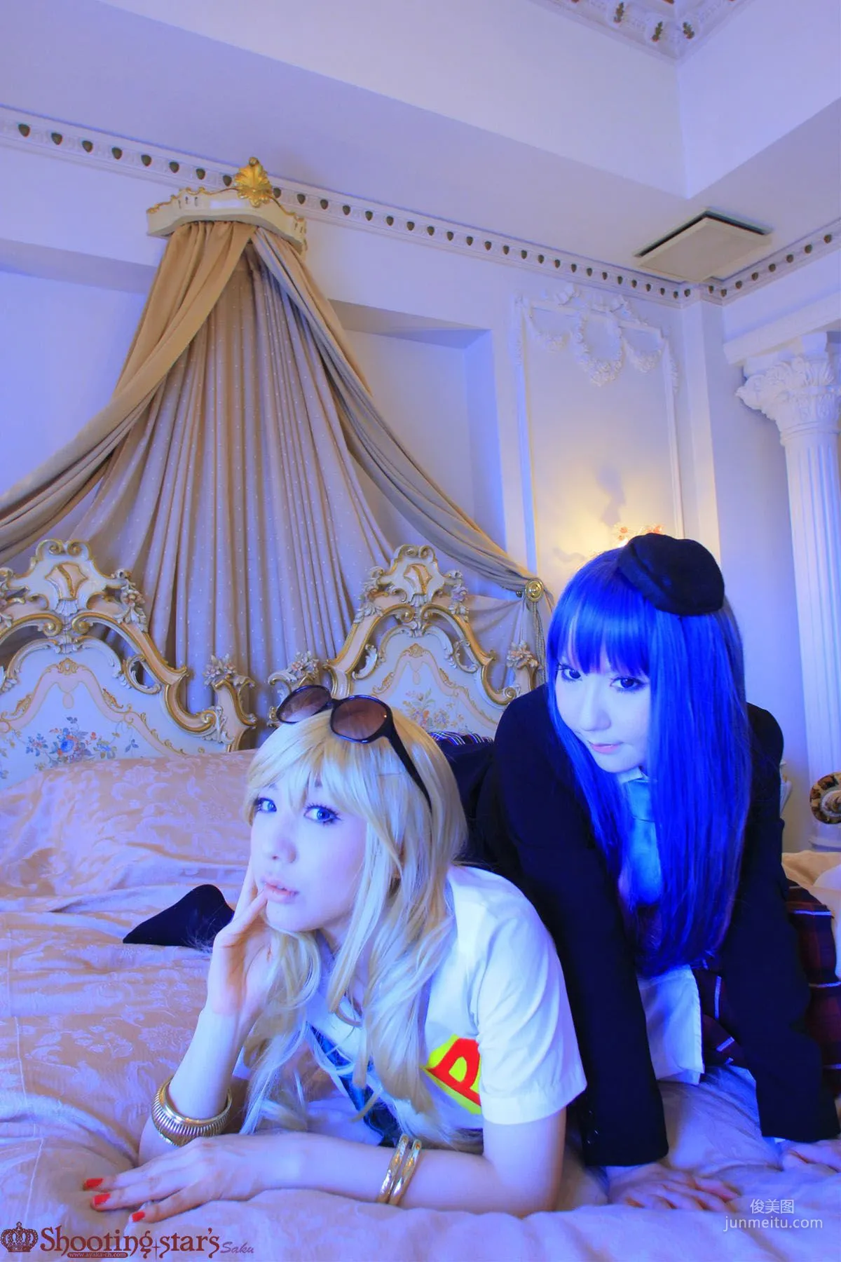 サク&花邑沙希《Panty & Stocking with Garterbelt》 [Shooting Star's] 写真集48