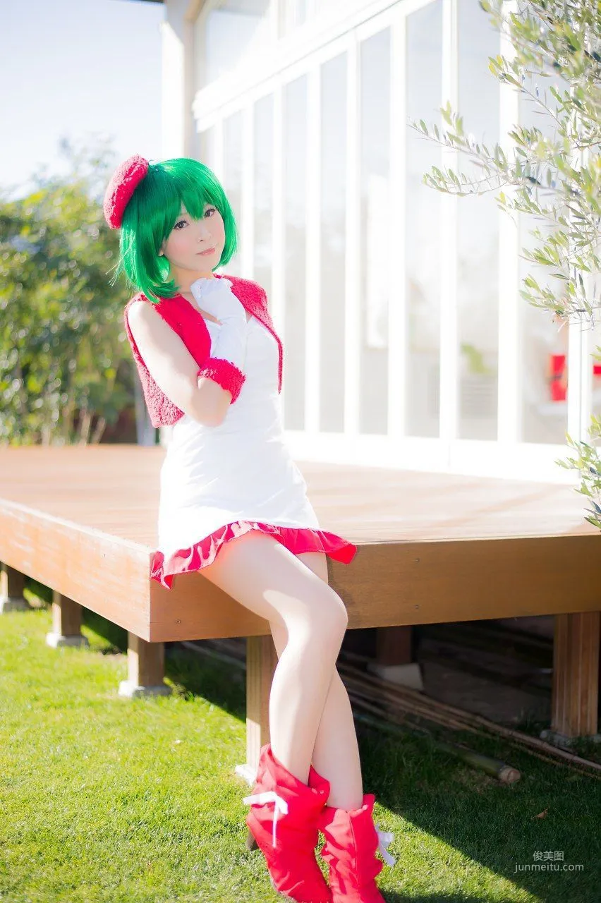 真白ゆき  コスプレ《Macros》Ranka Lee(Xmas ver.) 写真集56