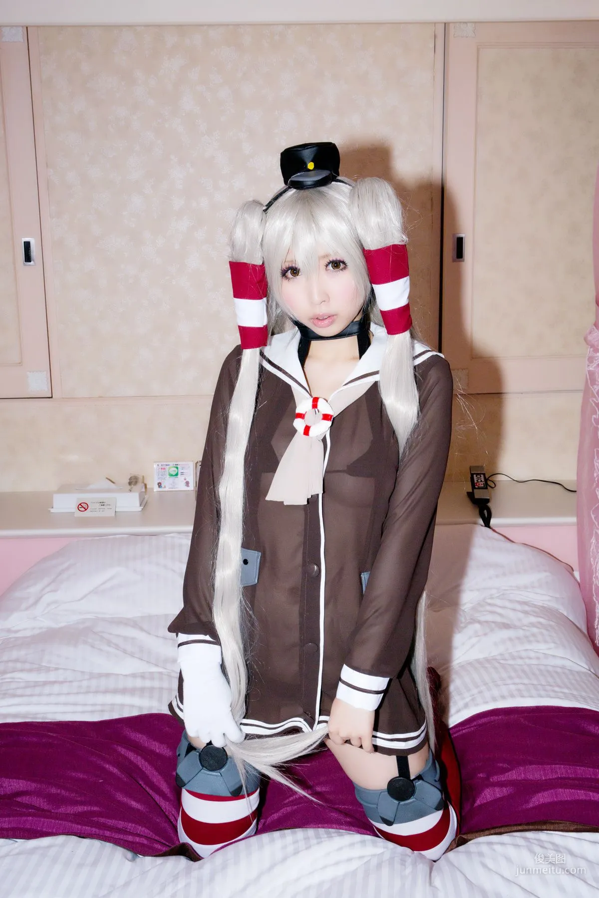 桃色れく (Momoiro Reku) 《Kantai Collection》Amatsukaze(天津風) [KURUPIKA] 写真集46