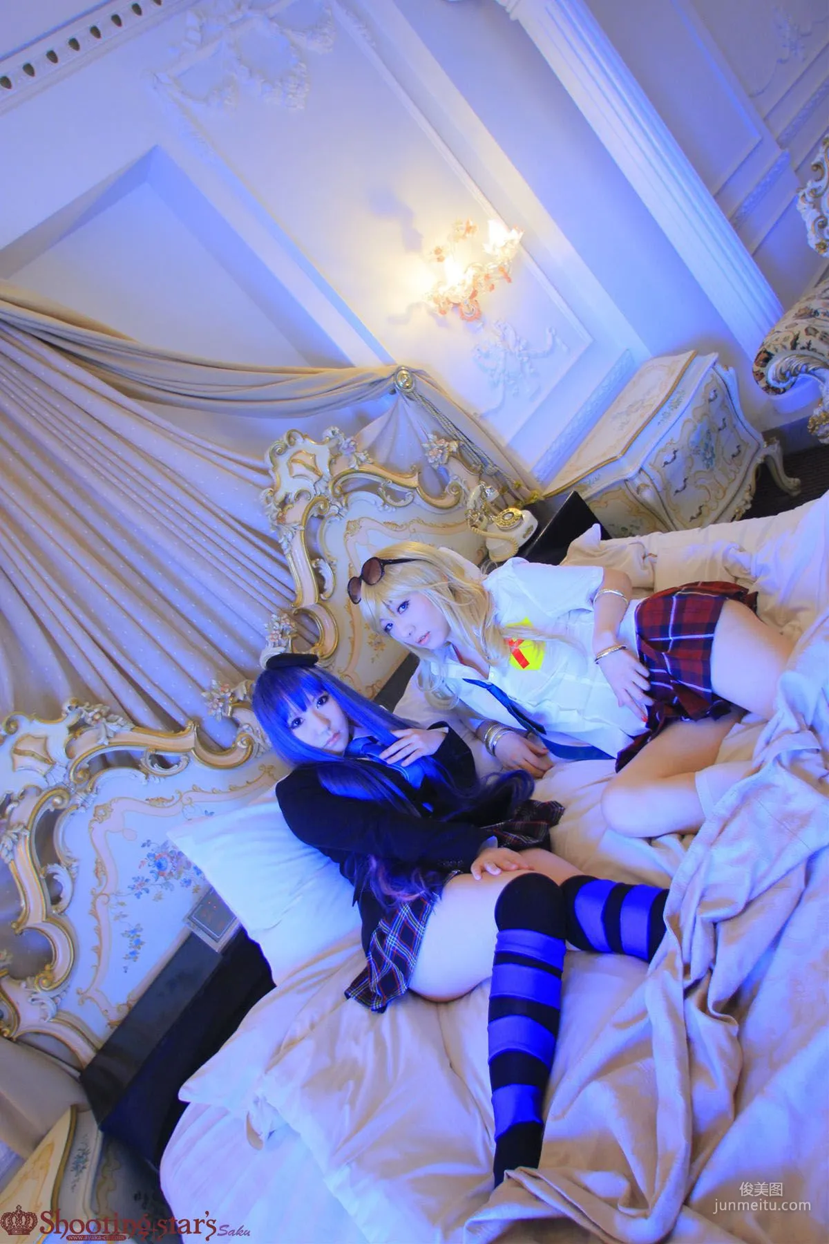 サク&花邑沙希《Panty & Stocking with Garterbelt》 [Shooting Star's] 写真集59